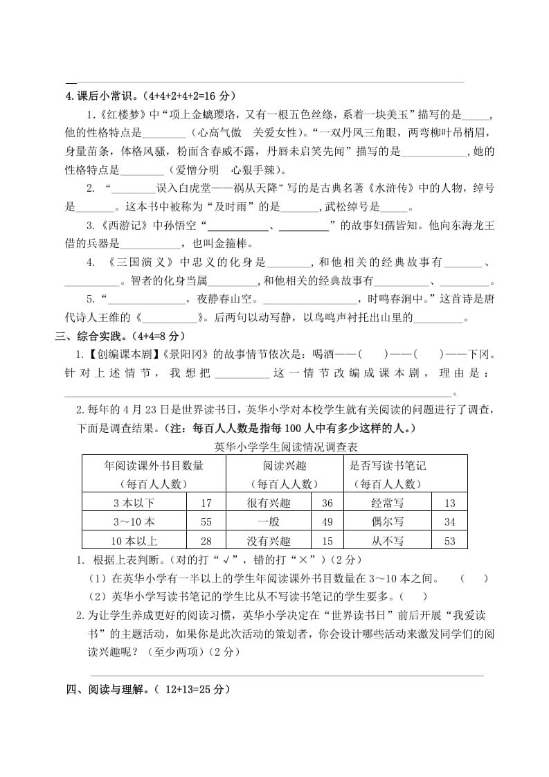 图片[2]-五年级数学下册第二单元测试卷（单元测试）-龙云试卷网