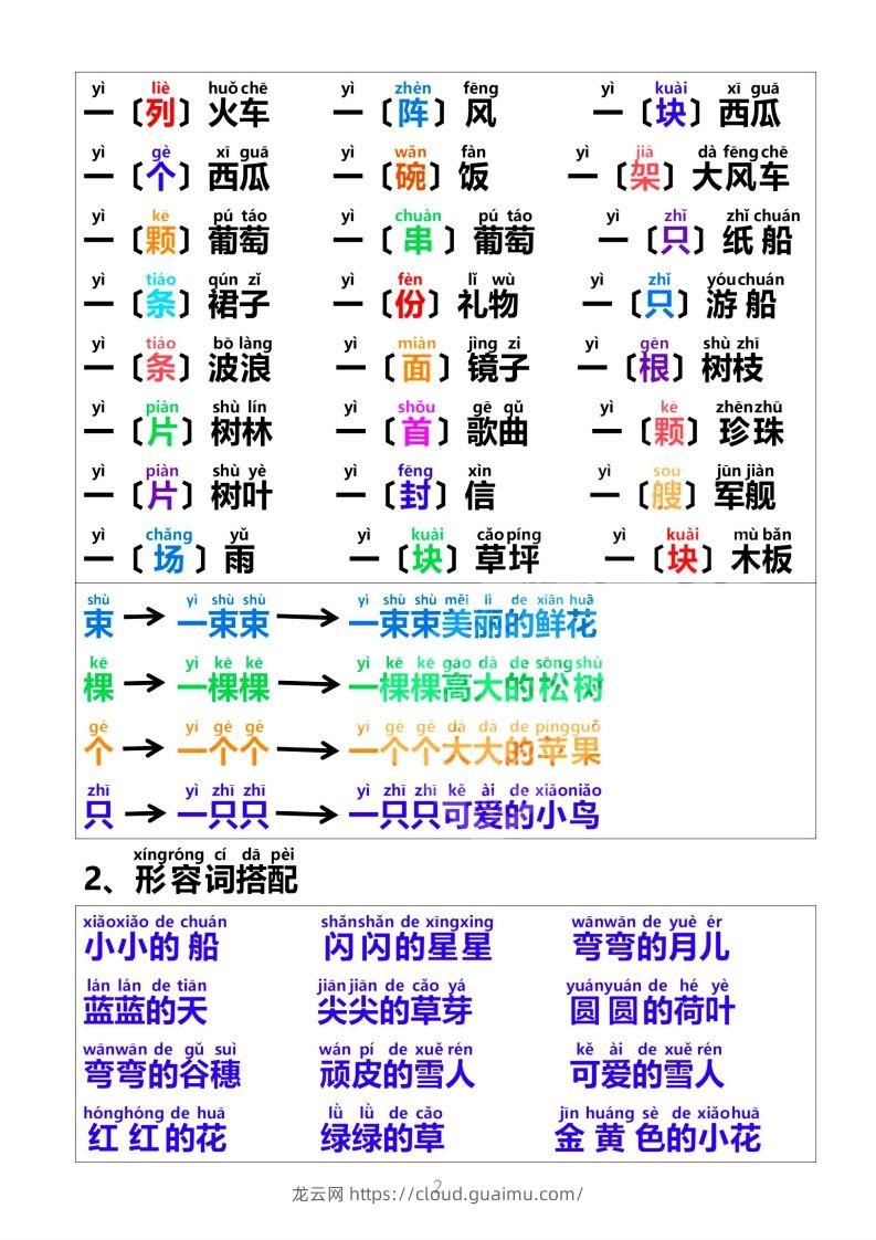 图片[2]-词语积累大全-龙云试卷网